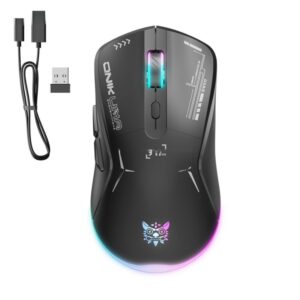 CW917 Wired Gaming Mouse, RGB 3600 DPI LED Optical USB 6 Buttons for Laptops and Desktops