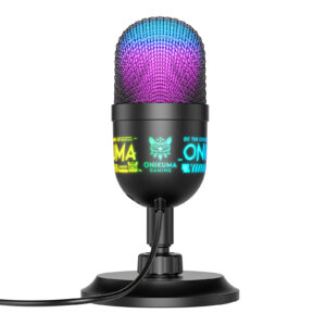 ONIKUMA M930 Studio RGB Microphone with 48KHz Capture & Smart Monitoring