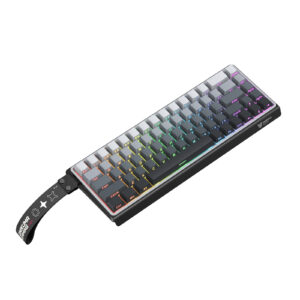 ONIKUMA G69 Wired-Keys Hot Swappable Triple Mode Mechanical Keyboard(Black)
